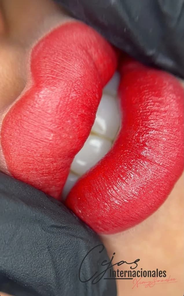 Micropigmentación labial Microlips con color intenso y definido